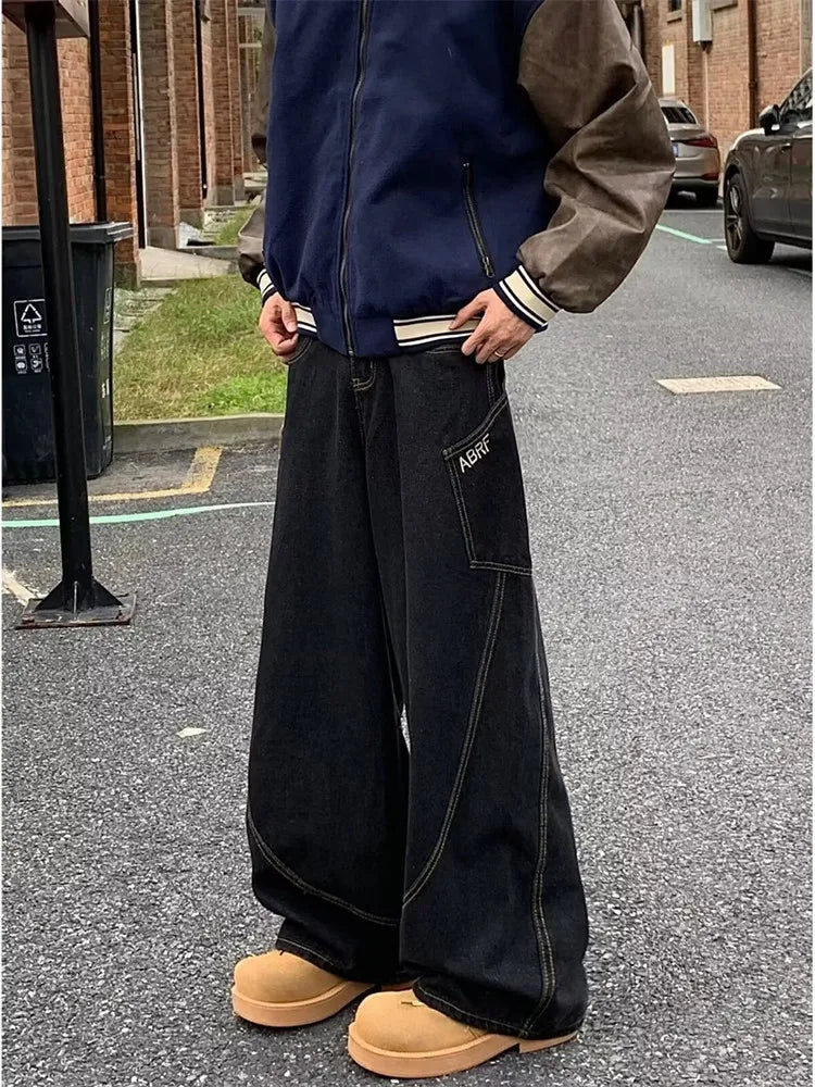 Trashy Red Plaid Washed Black Jeans