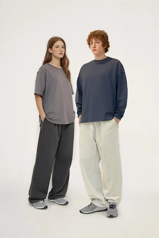 Trendy Loose Fit Heavyweight Straight Leg