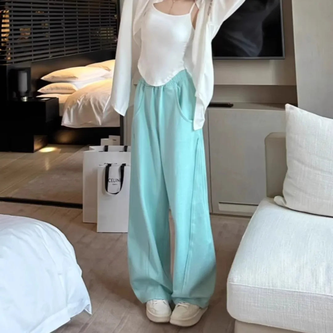 Versatile High Waist Slim Casual Pants