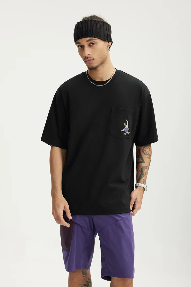 Cool Touch Quick Dry Embroidered T-Shirt