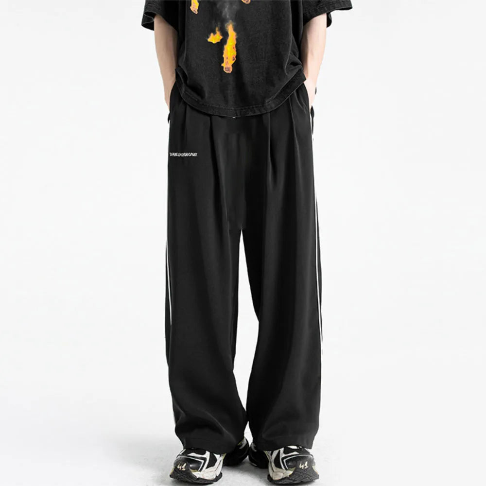 Vintage Y2K Baggy Casual Stripe Pants