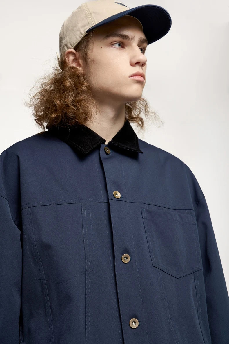 Durable Detroit Cargo Jacket with Corduroy