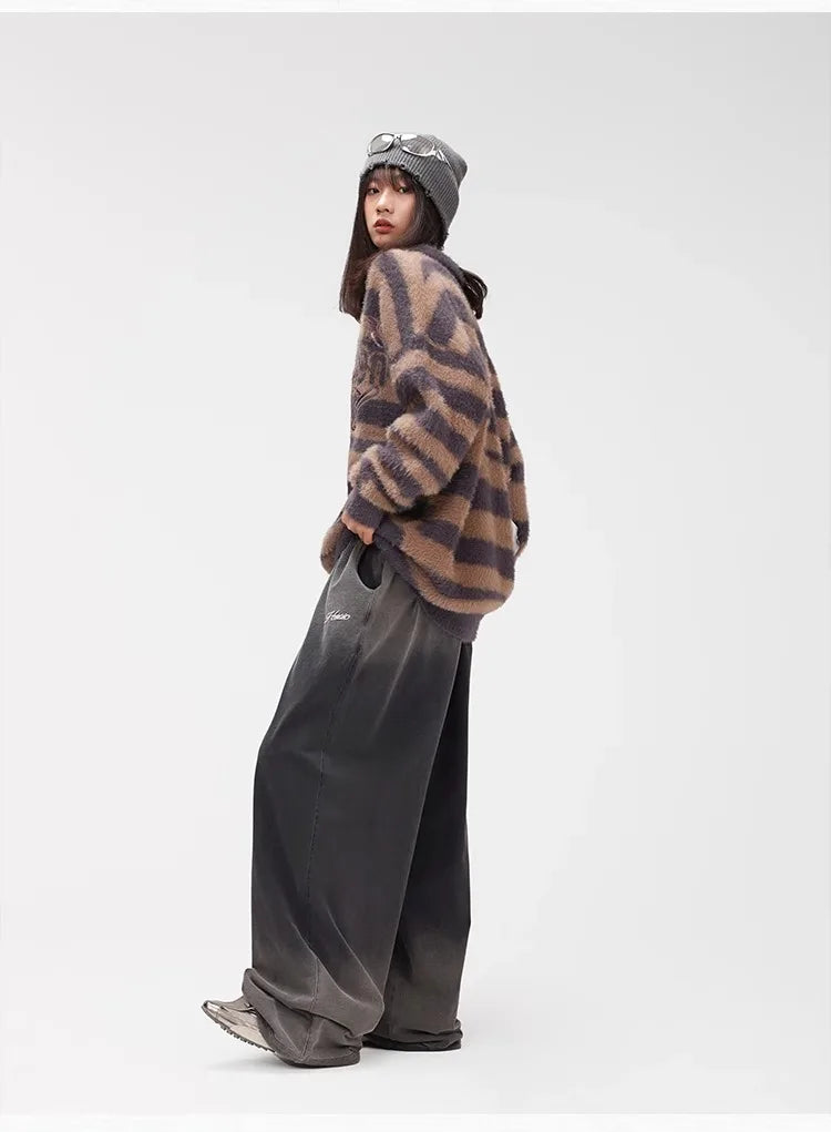 Oversize Gradient Denim Hip Hop Pants