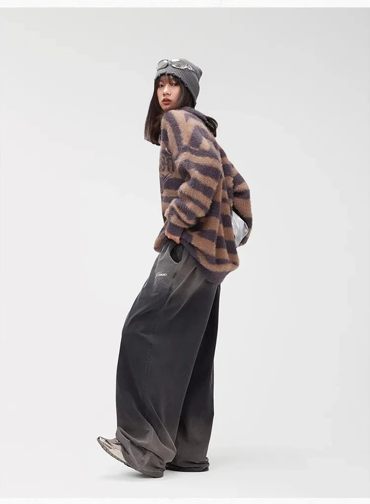 Oversize Gradient Denim Hip Hop Pants