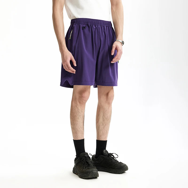 High Waisted Lightweight Elastic Sports Shorts