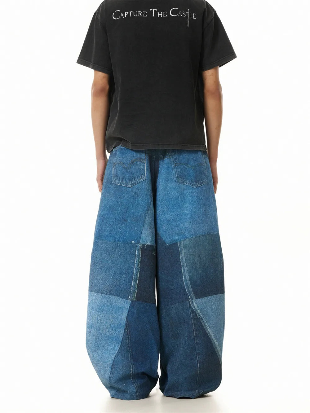 Vintage Retro Loose Fit Wide Jeans