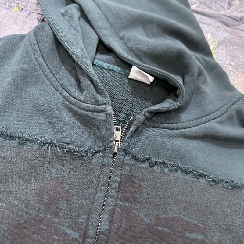 Cozy Cotton Hooded Zipper Hoodie