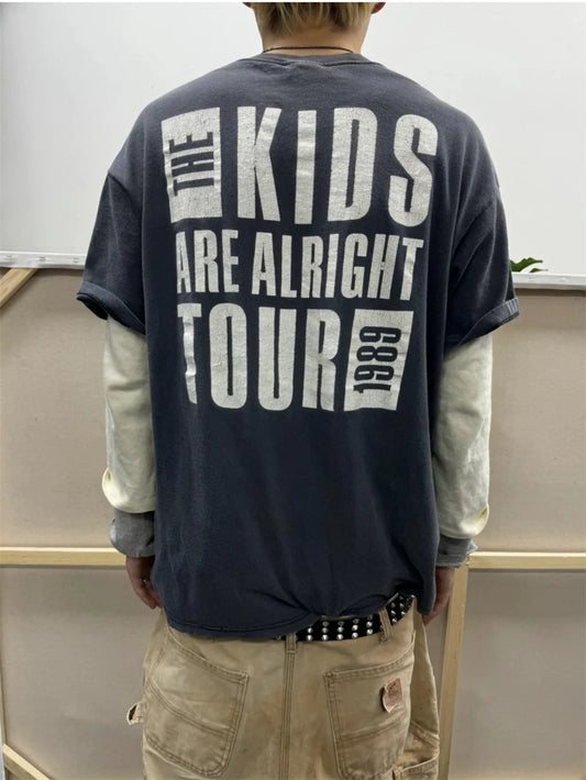 Retro Classic Graphic Print T-Shirt
