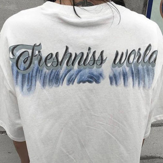 Trendy Printed Letter T-Shirt
