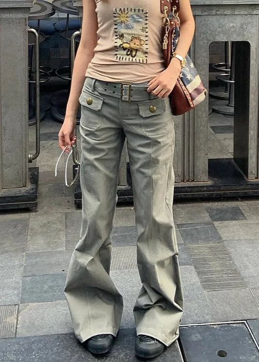 American Retro Loose Fit Wide Jeans