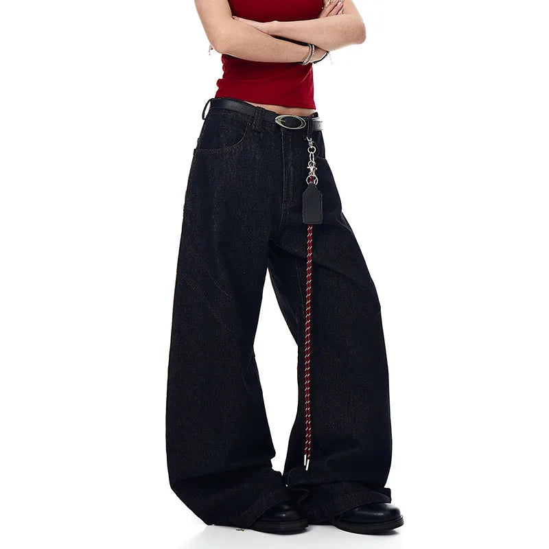 Vintage Original Blue Denim Wide Jeans