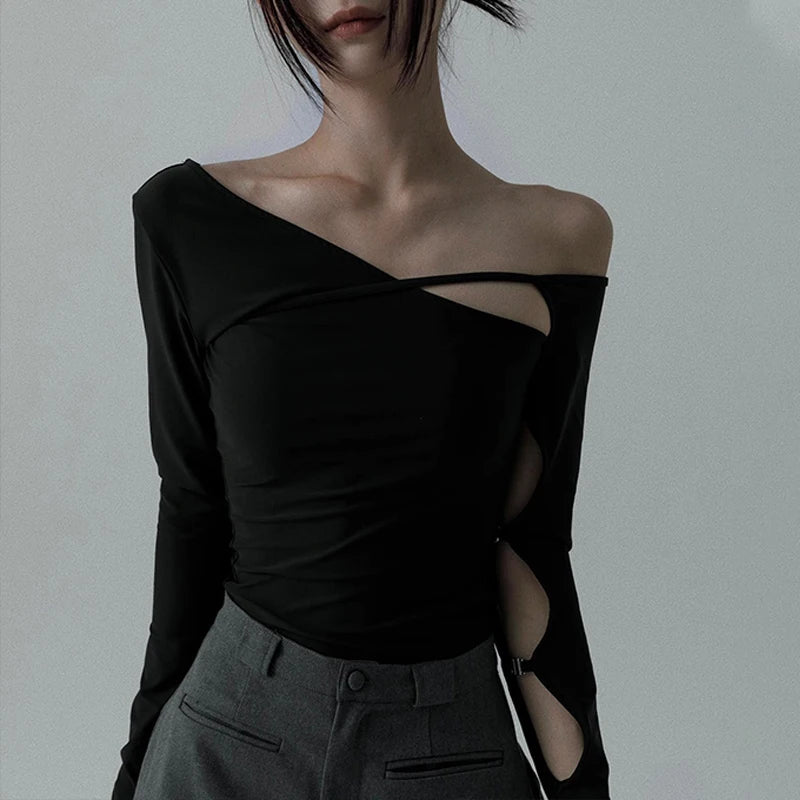 Elegant Gothic Vintage Long Sleeve T-Shirt