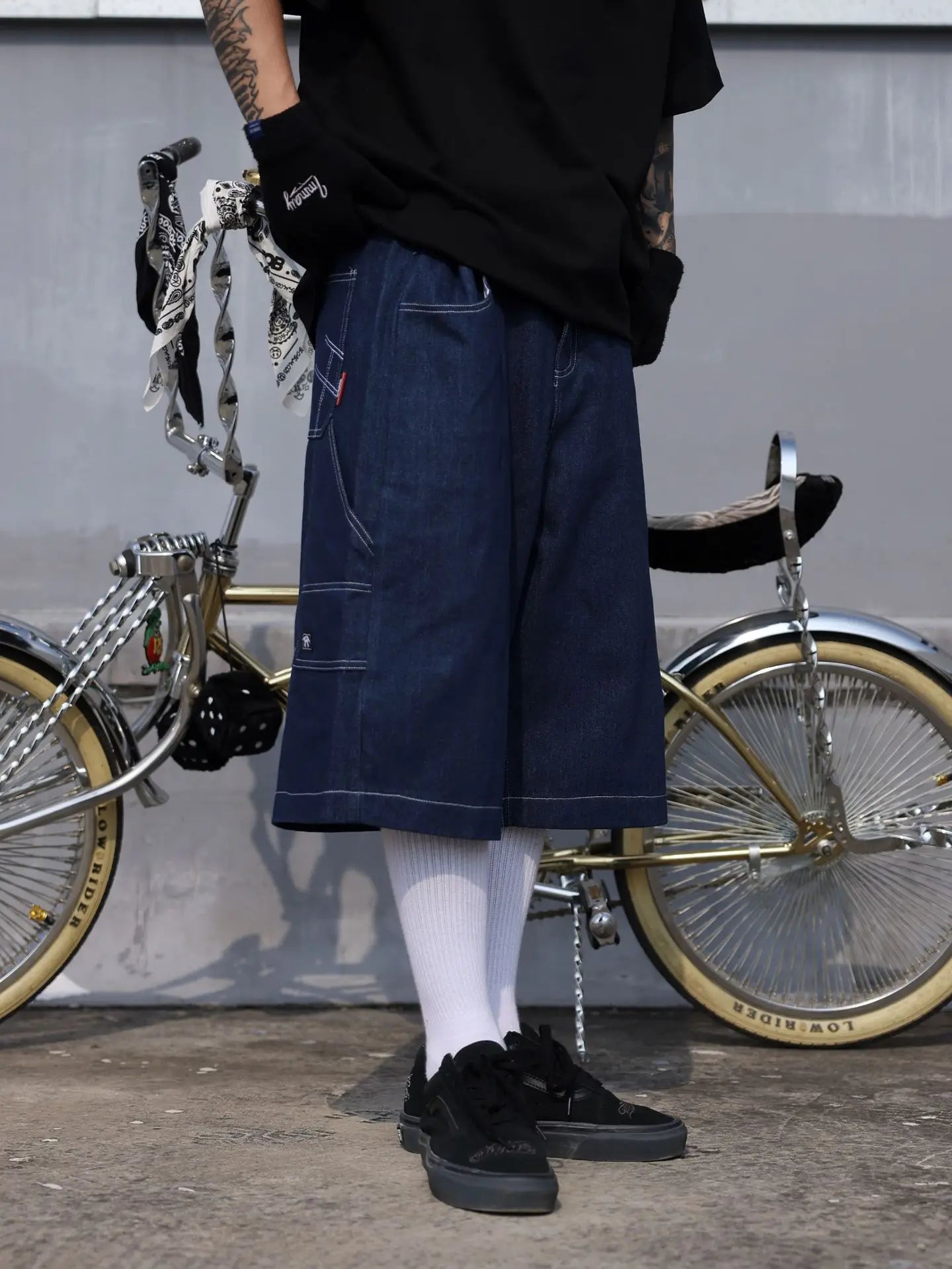 Baggy Wide Leg Denim Summer Shorts