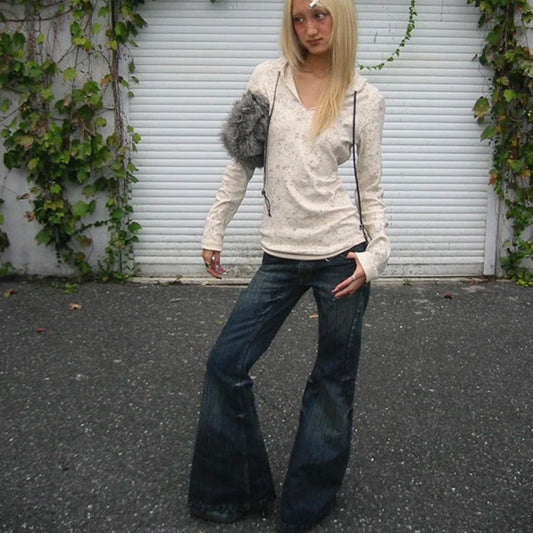 Vintage Retro Slim Fit High Jeans