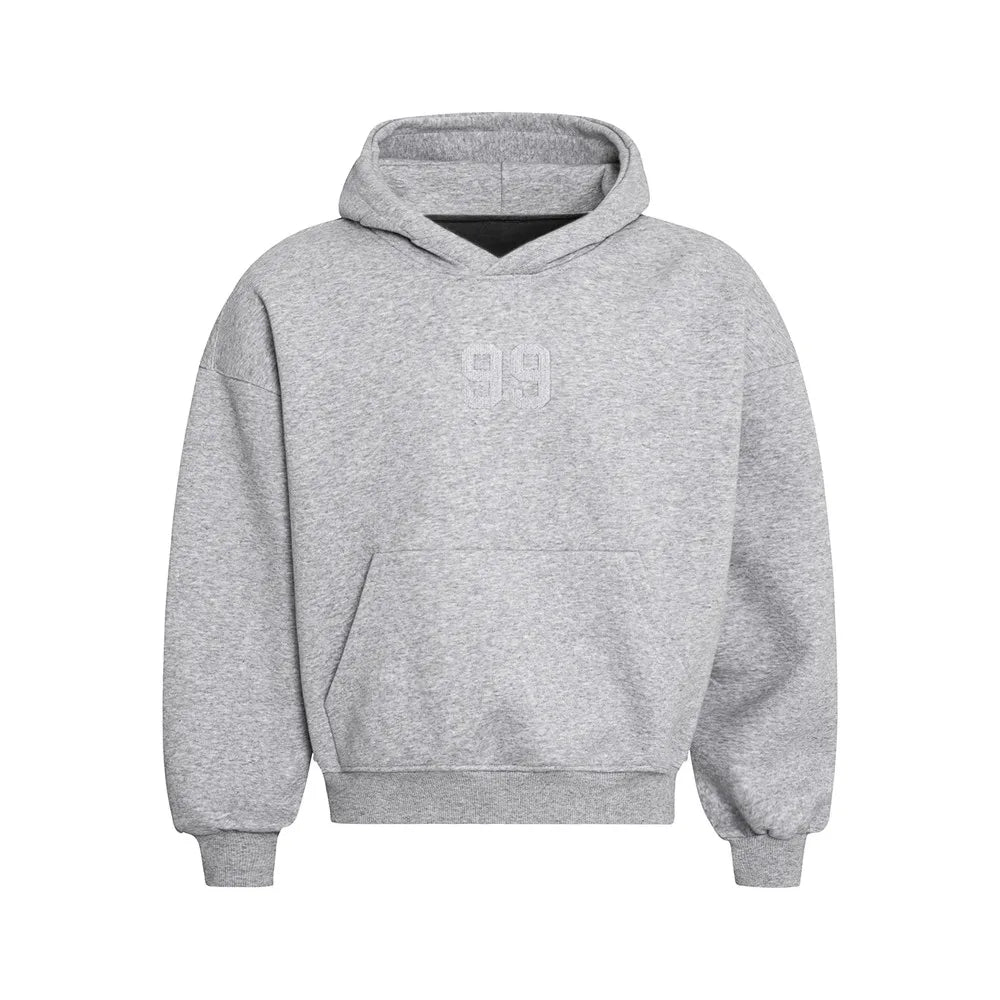 Embroidered Front Pocket Hoodies