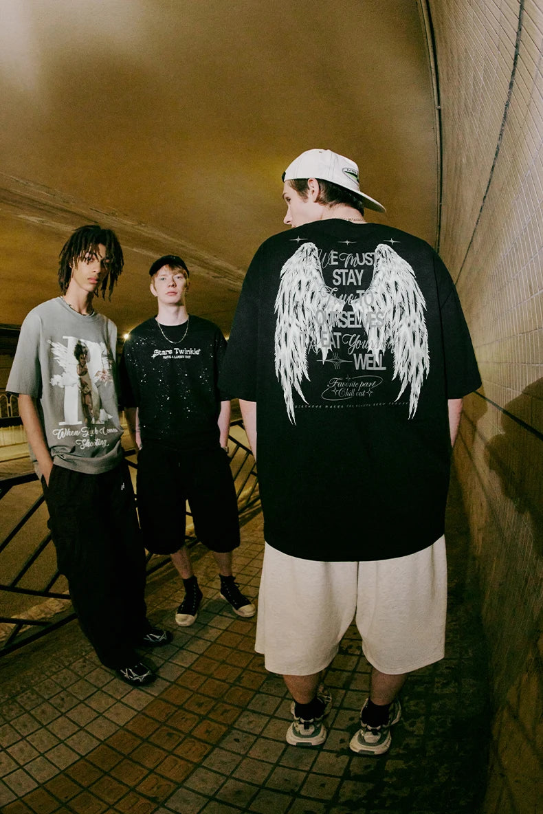 Luminous Glow-in-the-Dark Oversized T-Shirt