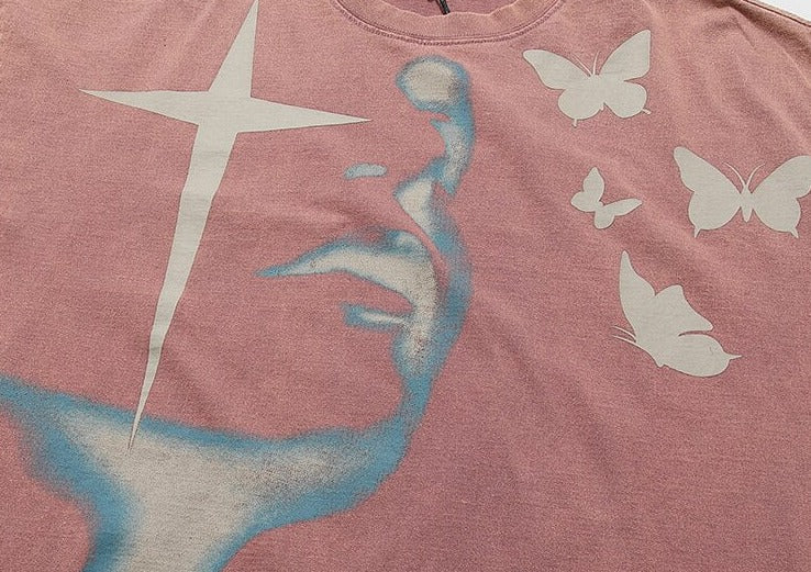 Face And Stars T-shirt