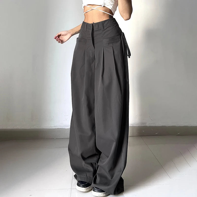 Cozy Wide Leg High Waist Pants