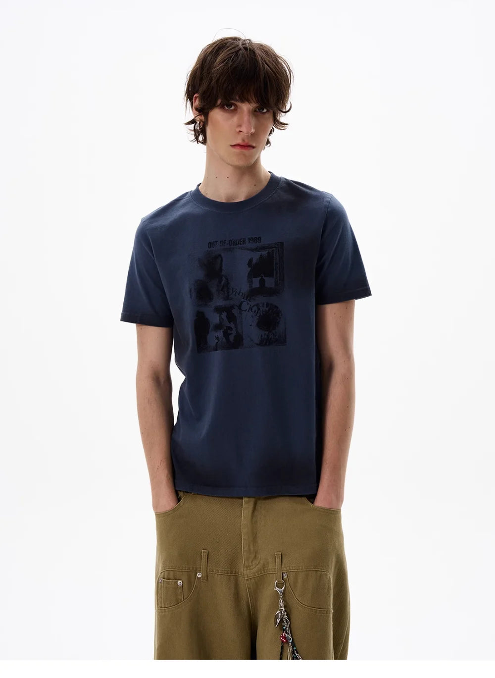 Retro Vintage Red Cotton T-Shirt