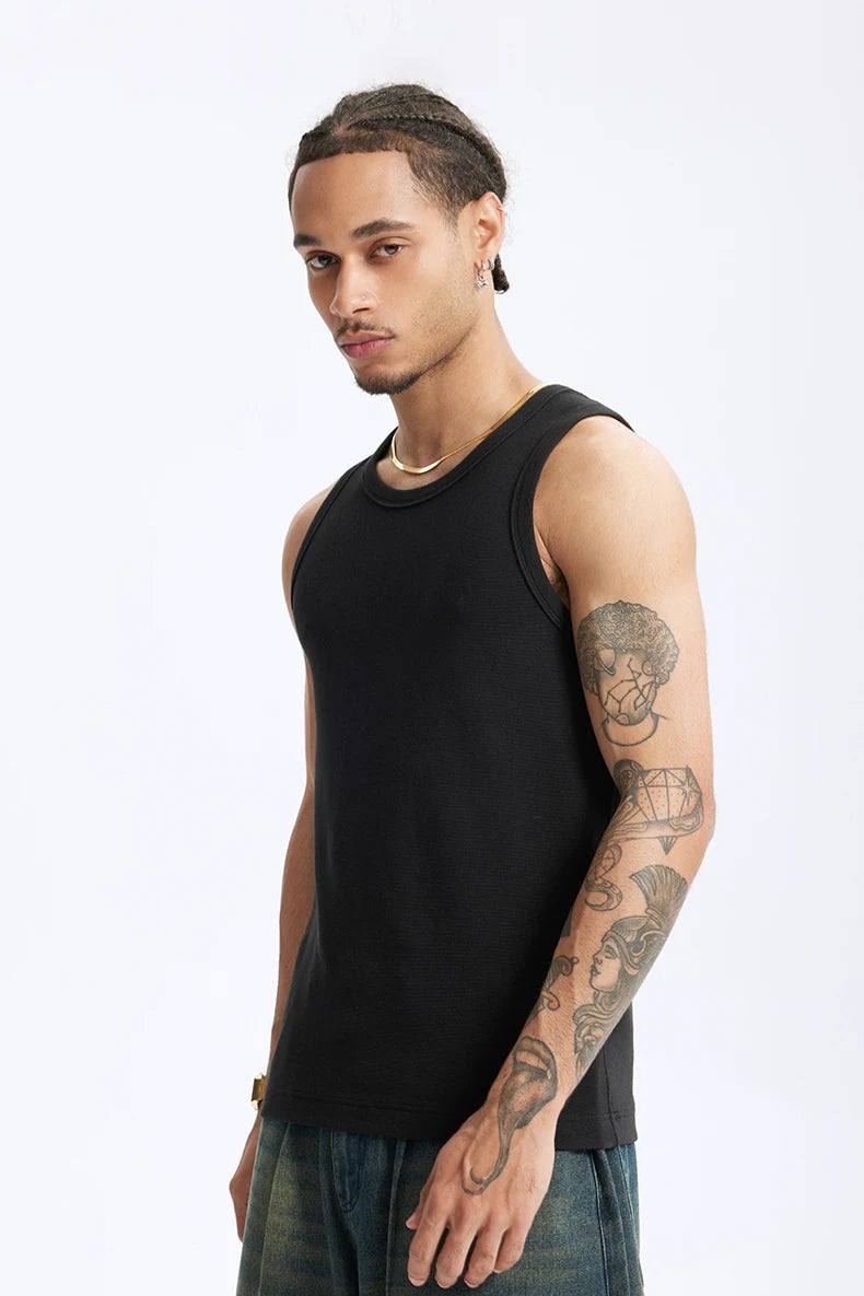Navy Slim Fit Heavyweight Stretch T-Shirt
