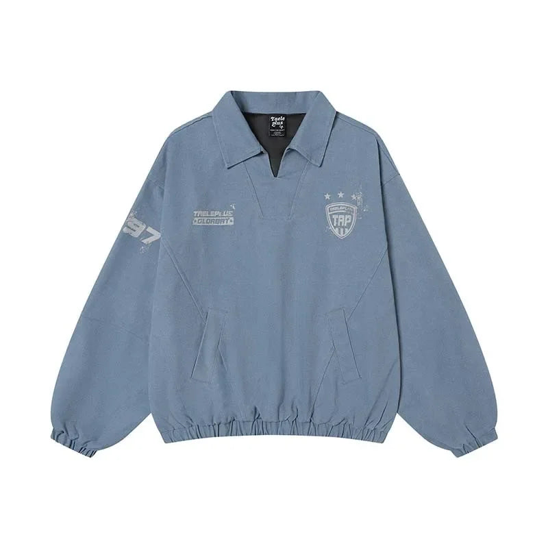 Luxury Vintage Washed Pullover Sweater