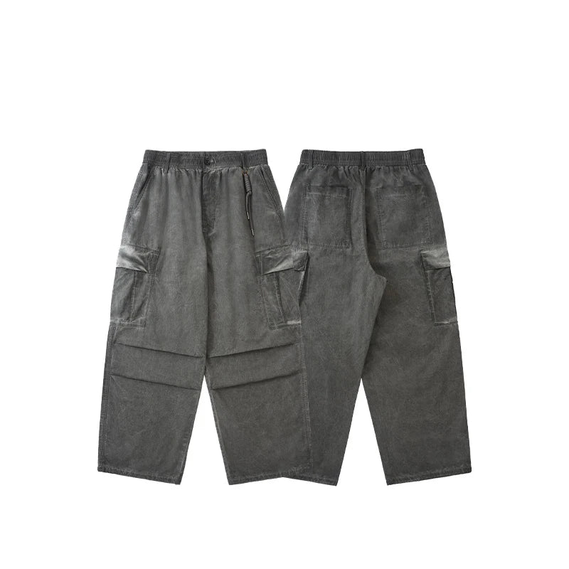 Vintage Heavy Washed Cargo Pants