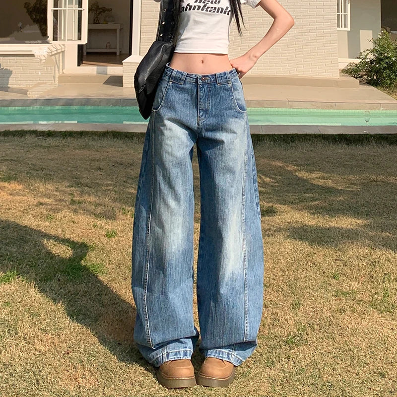 Vintage Wide Leg Baggy Jeans
