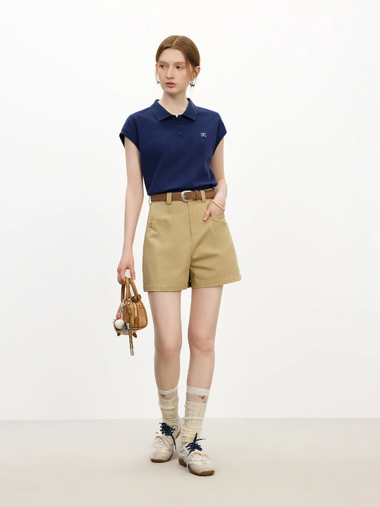 Comfortable Youthful Sporty Linen Blend T-Shirt