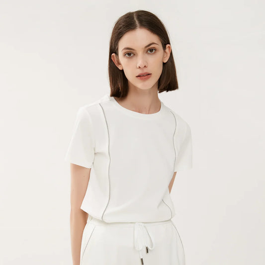 Mercerized Cotton Vintage T-Shirt