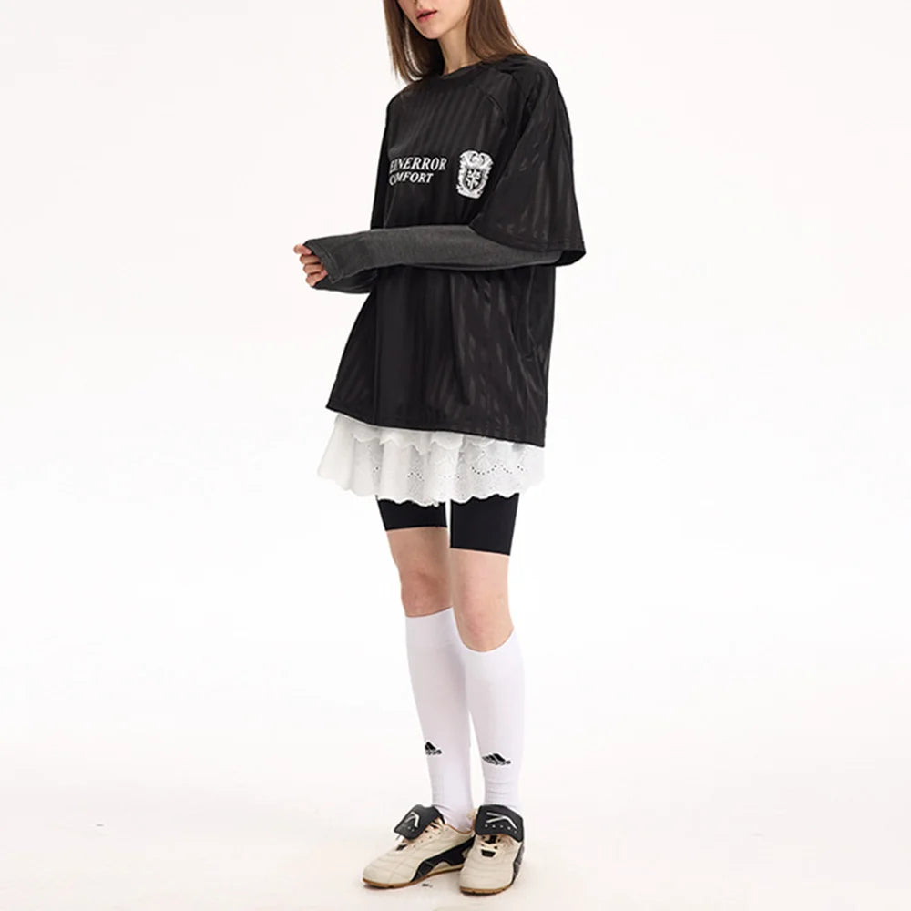 Breathable Striped Short-Sleeve Casual T-Shirt