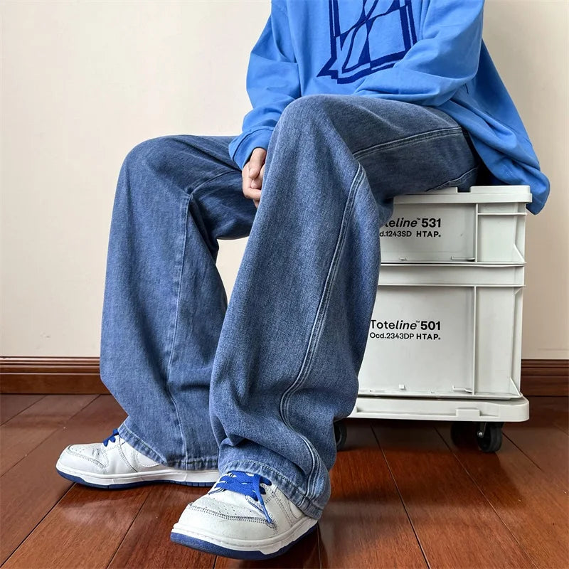 Baggy Korean Street Man Jeans