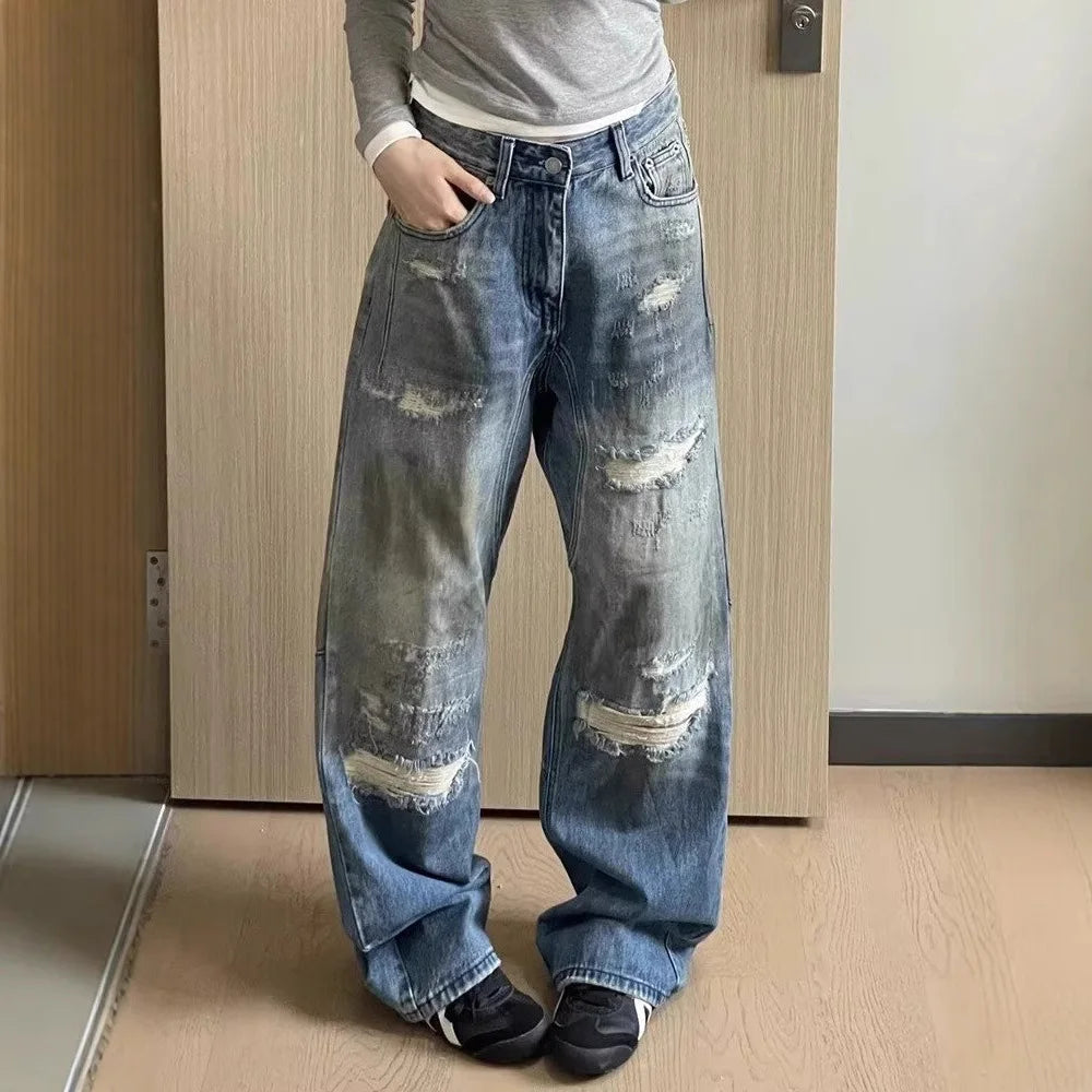 Retro Trend Baggy Jeans