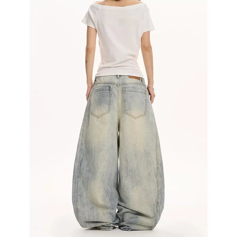 Blue Vintage Y2K Cargo Jeans