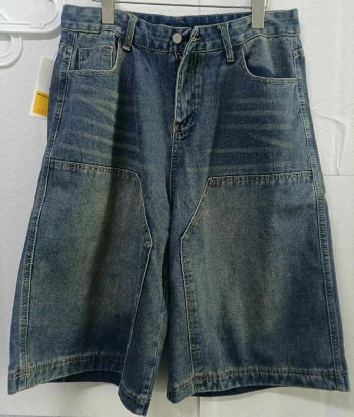 Vintage Summer High Waist Wide Jeans