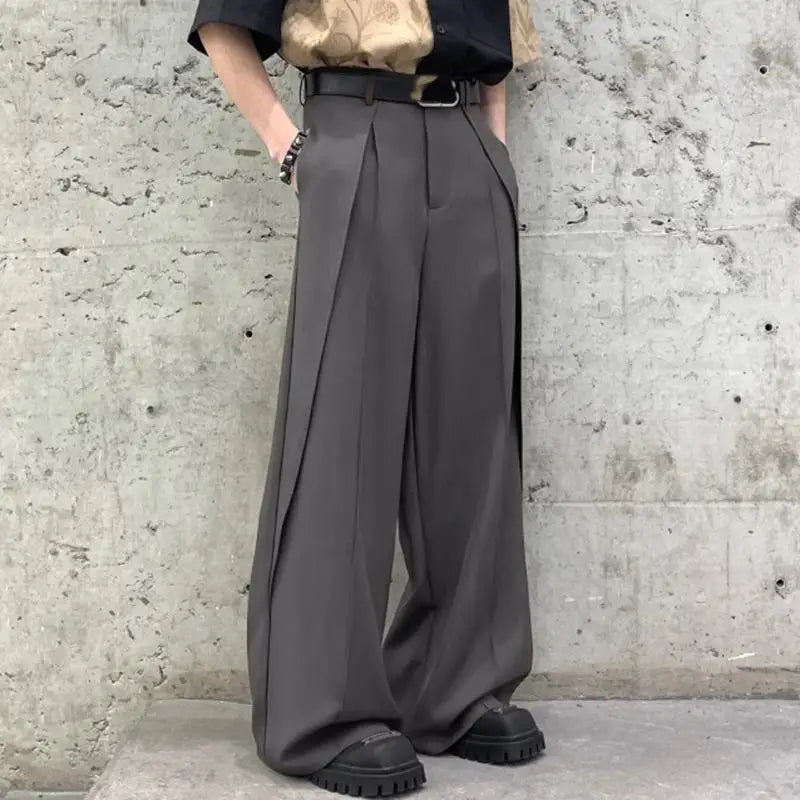 Solid Color Loose Korean Style Pants