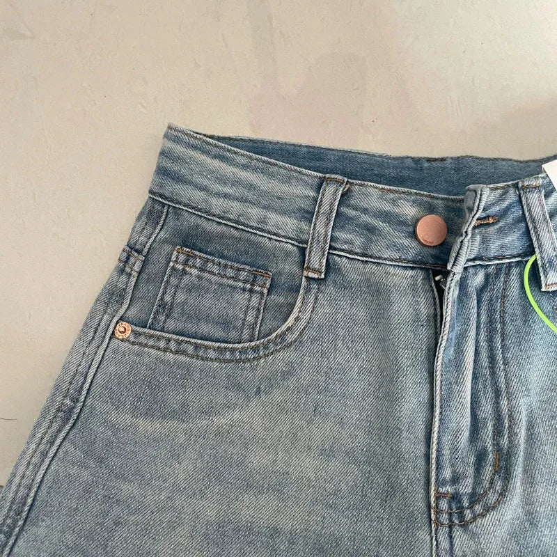 High Waist Wide Leg Vintage Jeans
