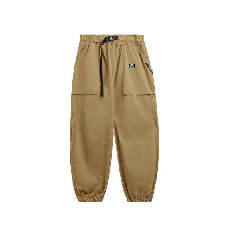Elastic Waist Cargo Jogger Pants