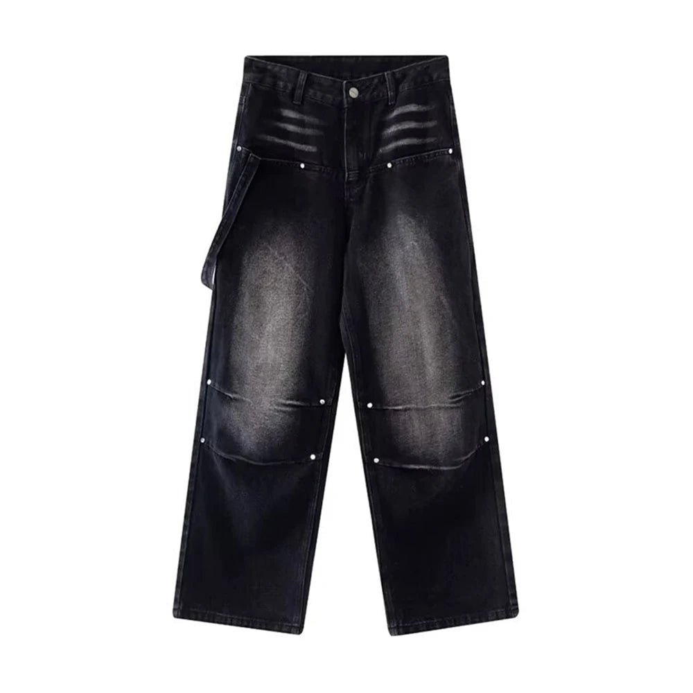 Vintage Yellow Mud Worn Workwear Jeans