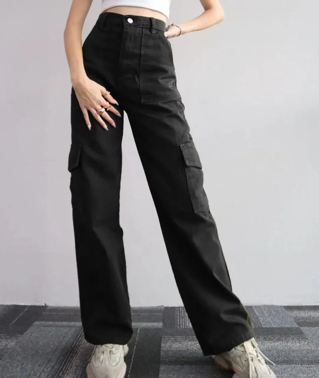 High Street Wide Leg Pants