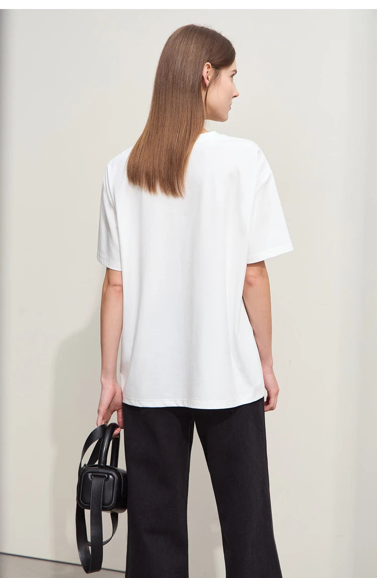 Ink Art Print O-Neck T-Shirt