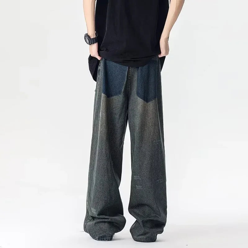 Vintage Wide Leg Denim Jeans