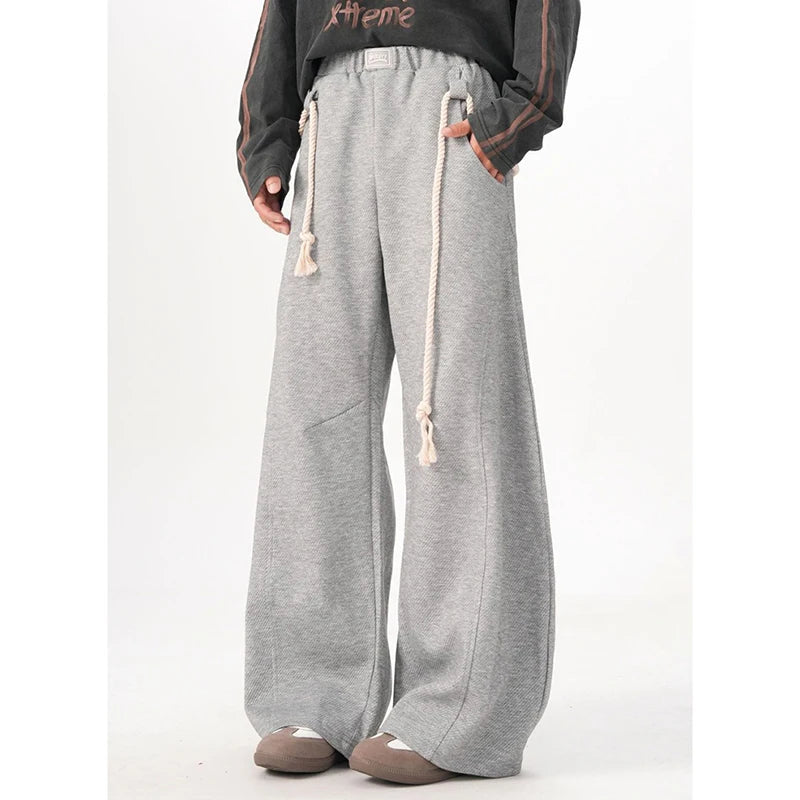 High Waist Wide Leg Lace Pants