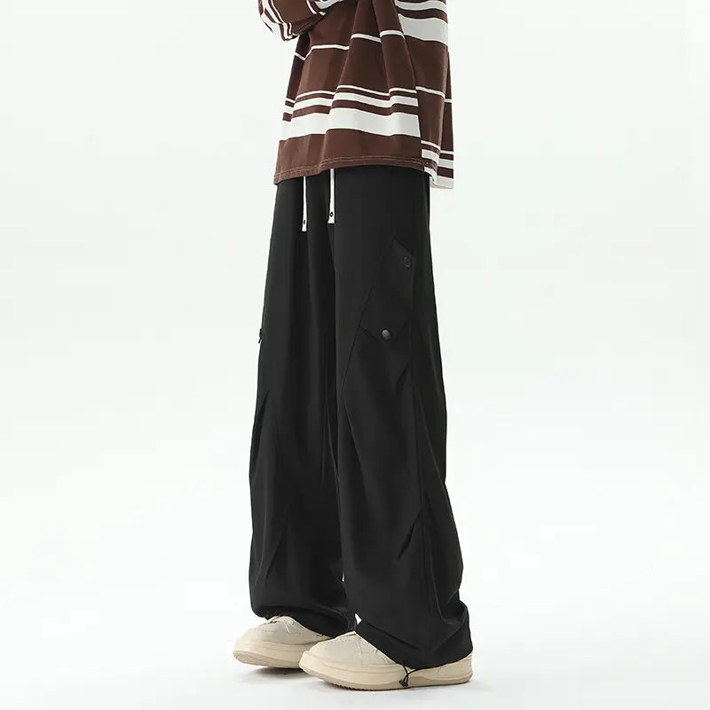 Vintage Grey Baggy Y2K Joggers Pants