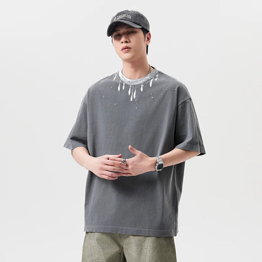 Loose Fit Casual Cotton T-Shirt