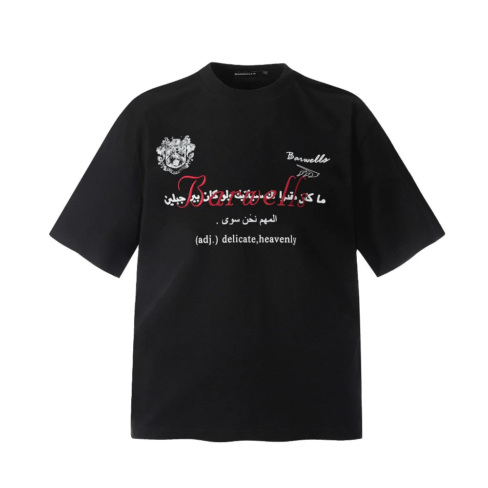 Embroidered Vintage Summer Cotton T-Shirt