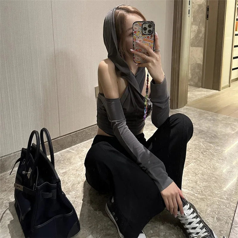 Mysterious Gray Hooded Summer