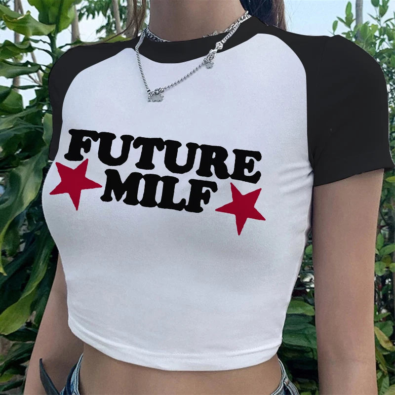 Sultry Future Star Sexy Crop T-Shirt