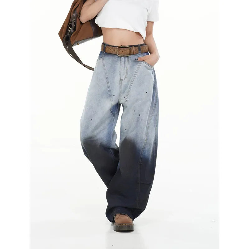Vintage Low Rise Baggy Boyfriend Jeans