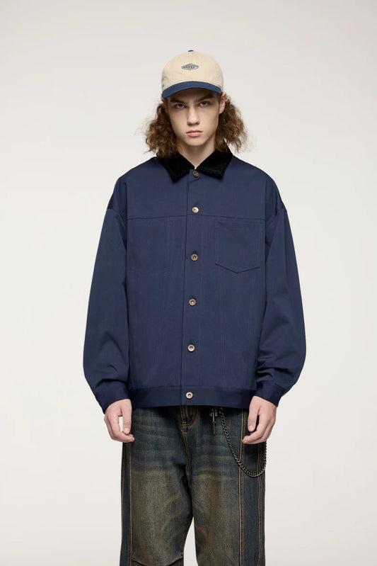 Durable Detroit Cargo Jacket with Corduroy