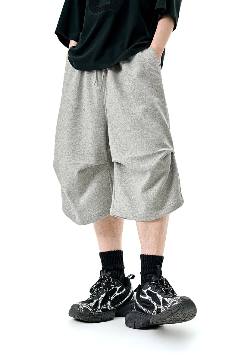 American Style Loose-Fit Cropped Pants